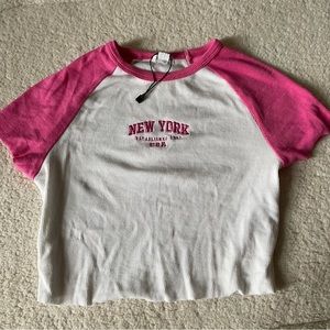 GARAGE Pink Baby Tee